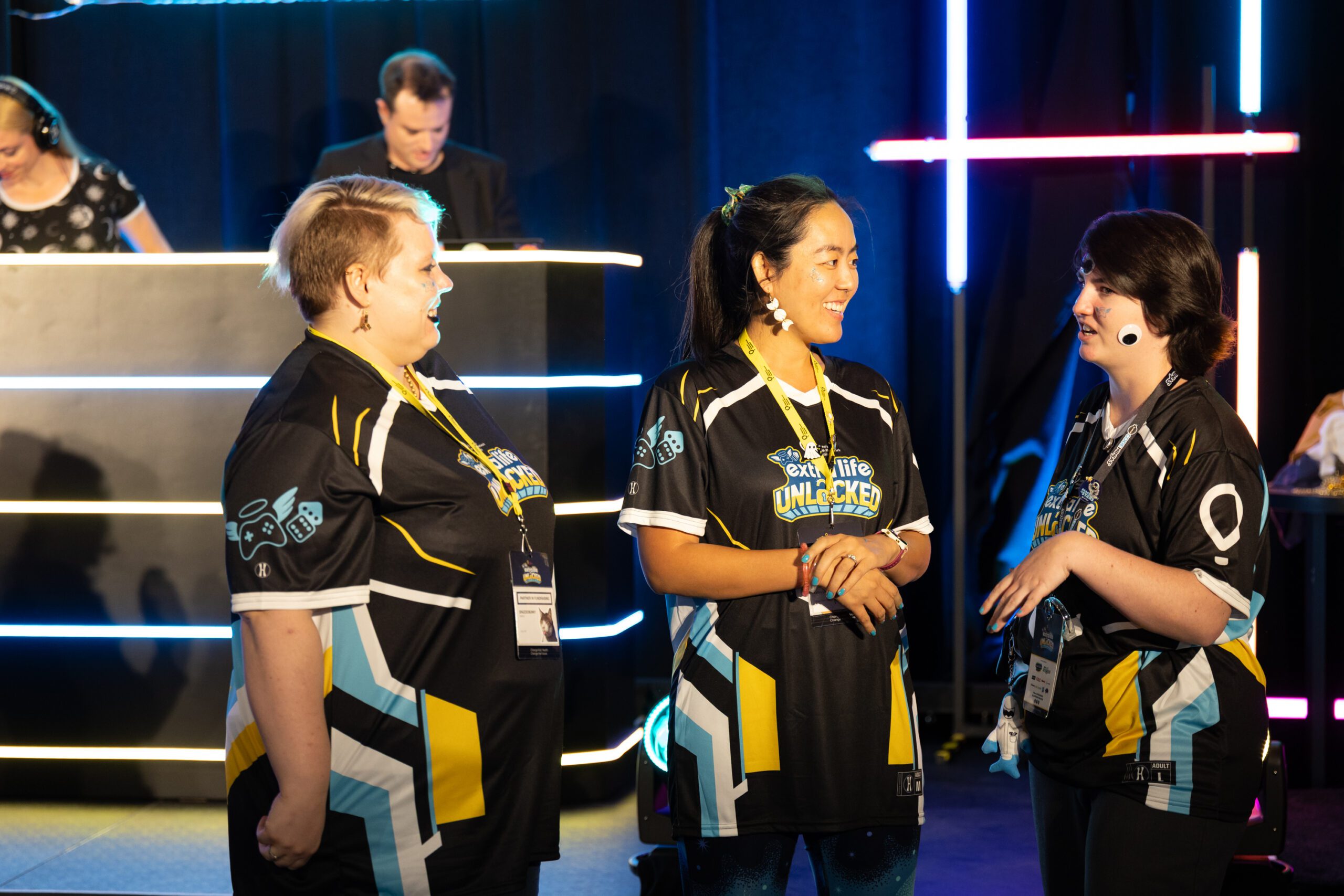 Extra Life participant Xiaoxi Reed in her Extra Life team jersey.